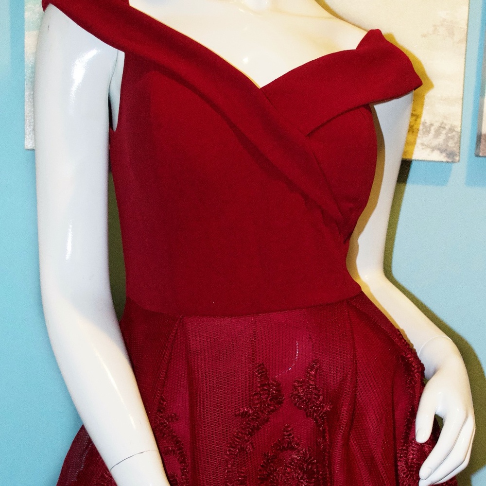 RED WINE DRESS